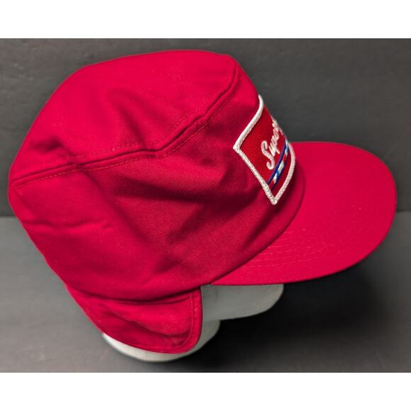 Vtg Supersweet Feeds Patch Farmer Trucker Hat ADULT SIZE MED/LG K-Brand USA Red - Picture 2 of 11